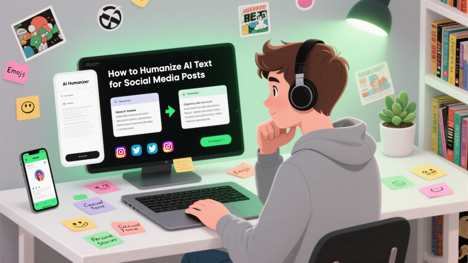 How to Humanize AI Text for Social Media Posts