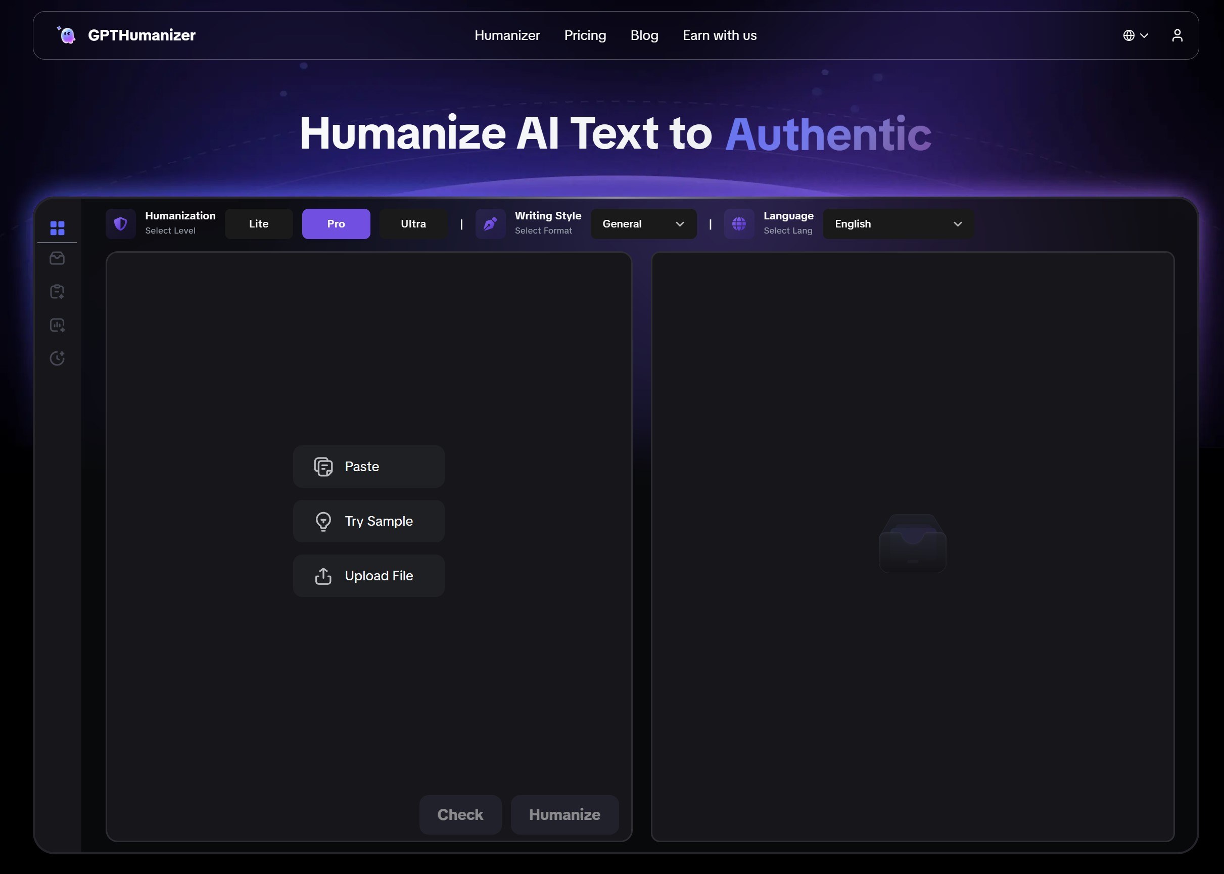 GPTHumanizer Home Page