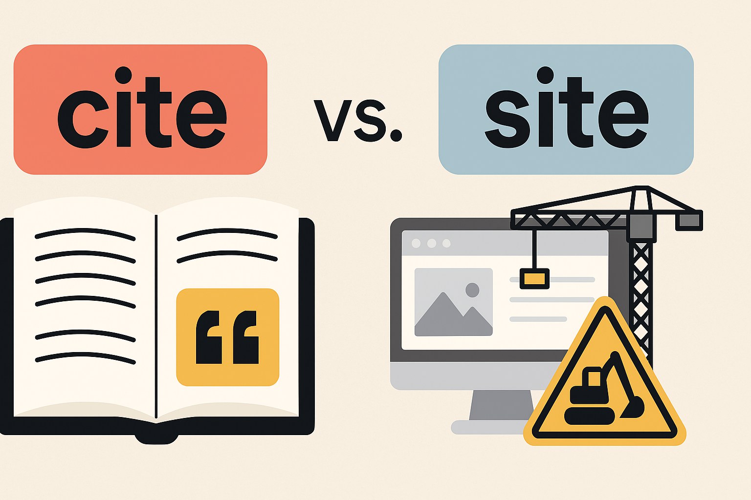 Cite vs Site: Meaning Difference and How to Use Each Correctly