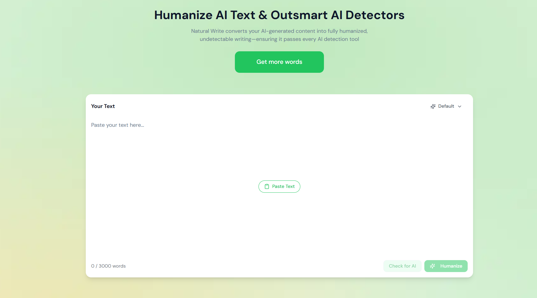 Natural Write Screenshot