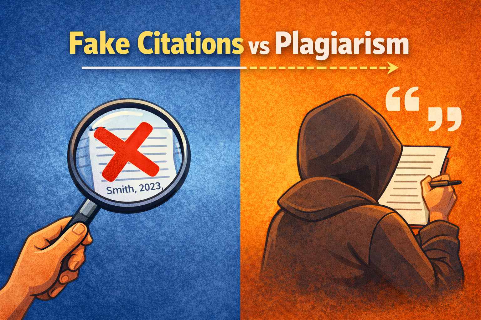 Fake Citation Vs. Plagiarism
